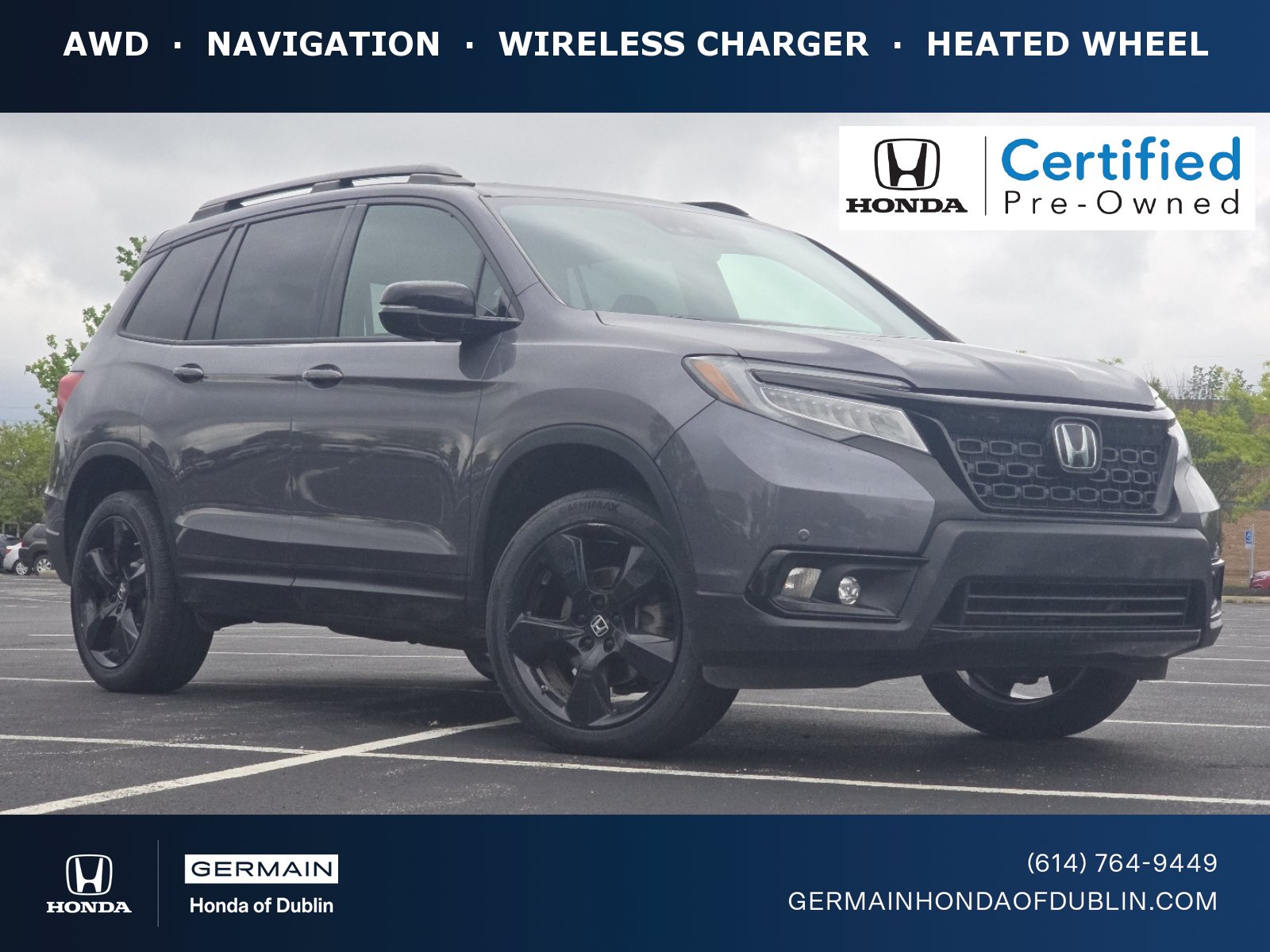 Certified 2021 Honda Passport Elite image 1
