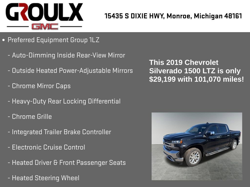 Used 2019 Chevrolet Silverado 1500 LTZ w/ LTZ Premium Package AWD/4WD image 22