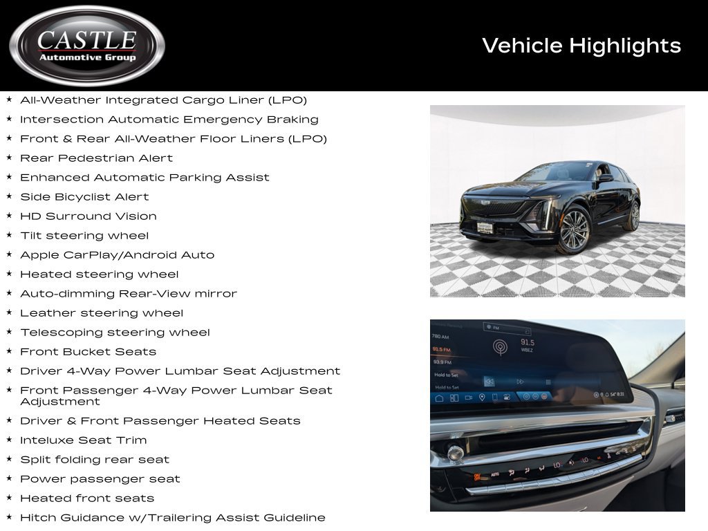 Used 2024 Cadillac Lyriq Sport w/ LPO, Floor Liner Package AWD/4WD image 8