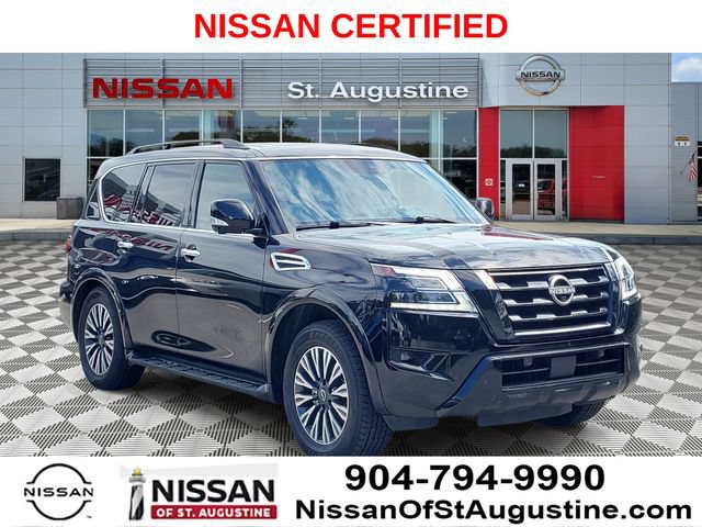 Certified 2023 Nissan Armada SL w/ Midnight Edition Package RWD image 1