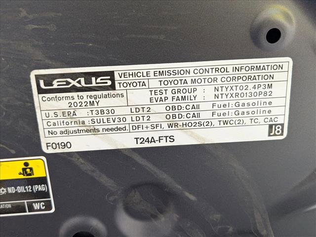 Certified 2022 Lexus NX 350 AWD w/ Premium Package image 26