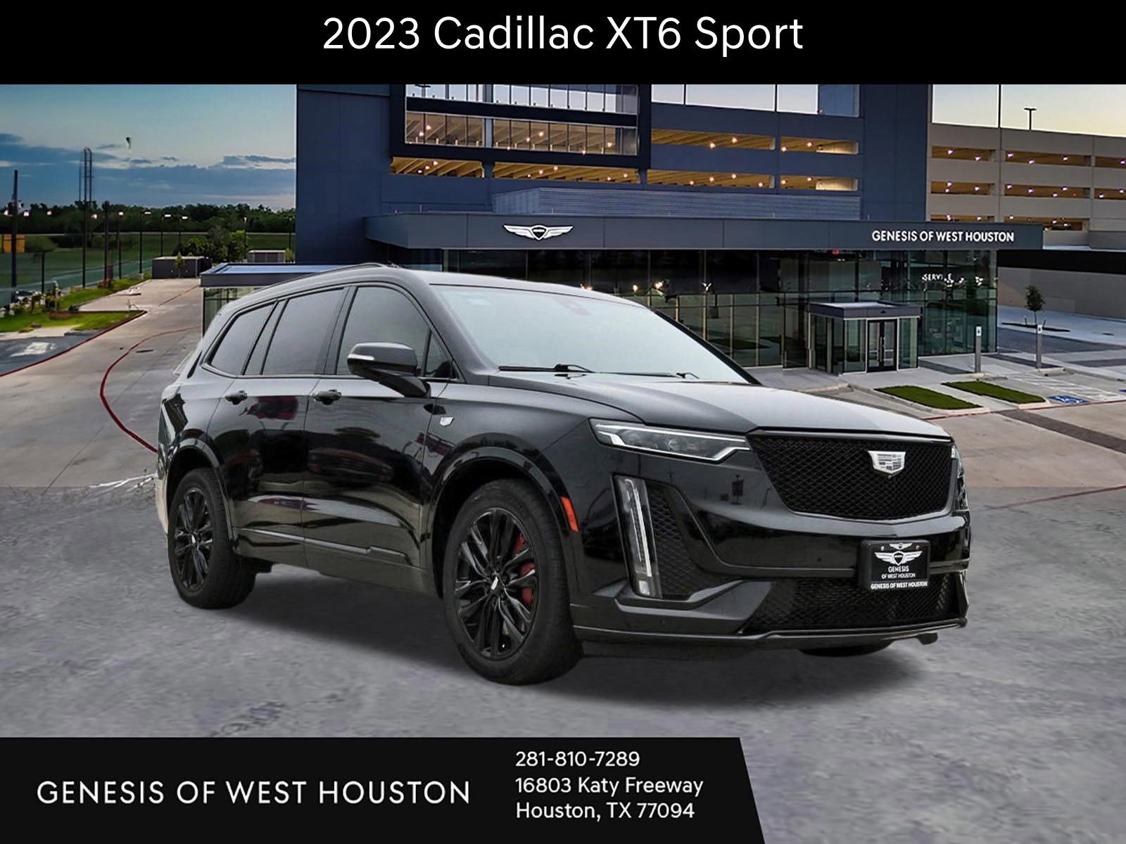 Used 2023 Cadillac XT6 Sport w/ LPO, ONYX Package