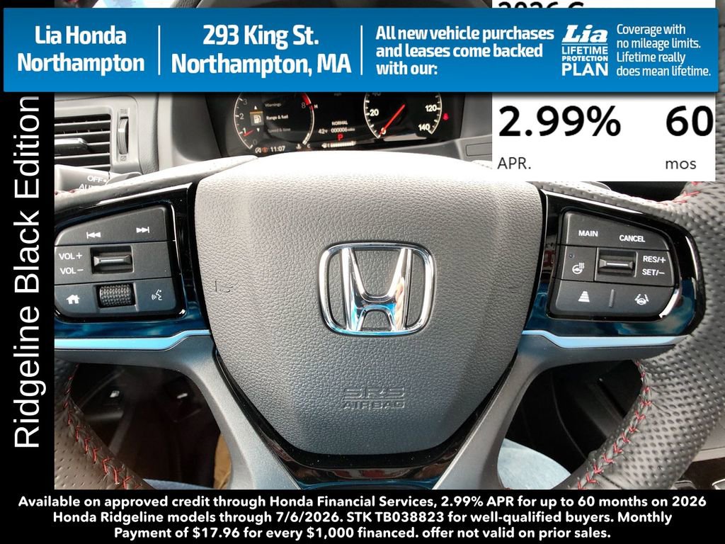 New 2026 Honda Ridgeline Black Edition image 17