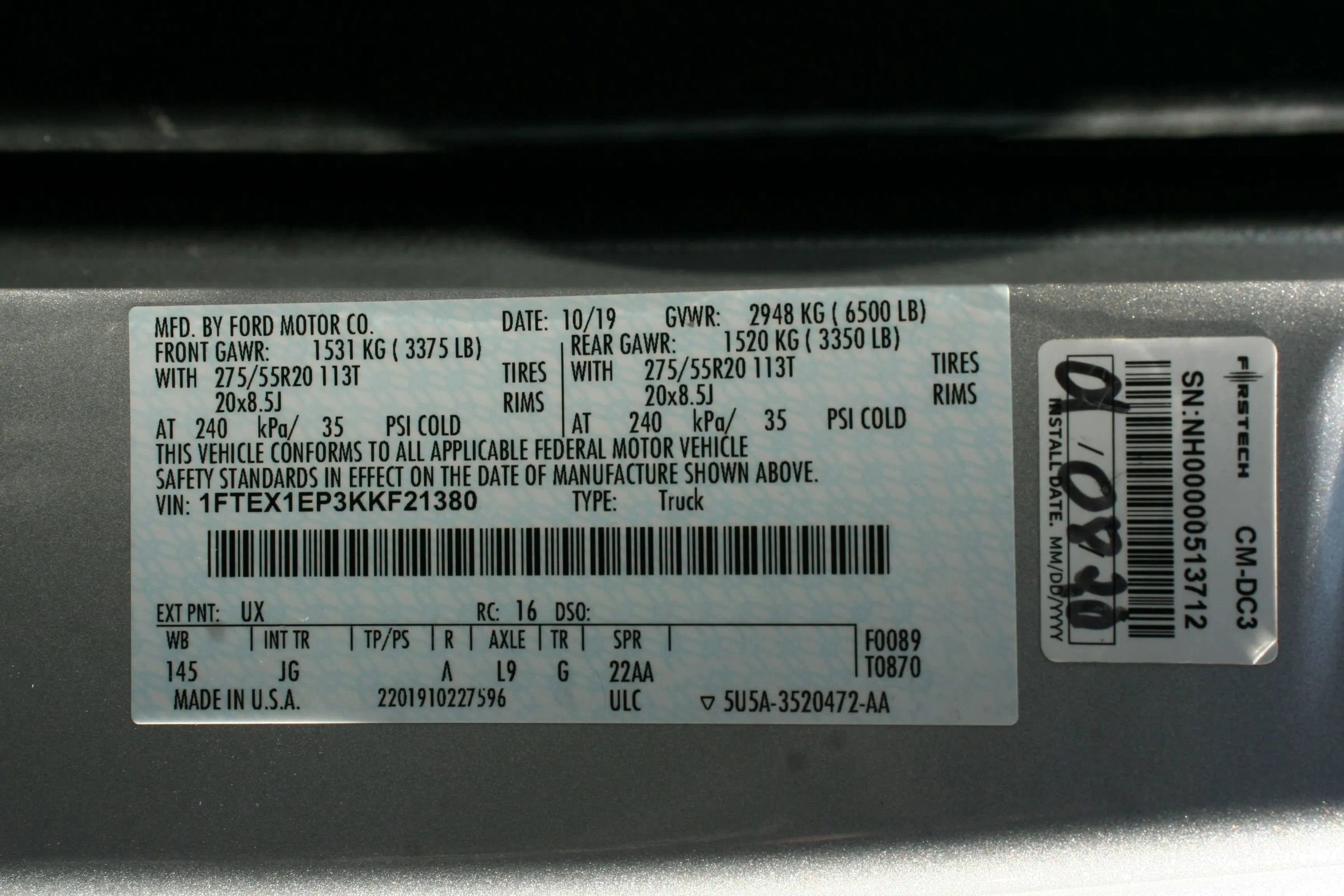 Used 2019 Ford F150 XL w/ Equipment Group 101A Mid image 25