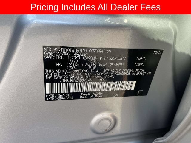 Used 2017 Toyota RAV4 XLE AWD/4WD image 38