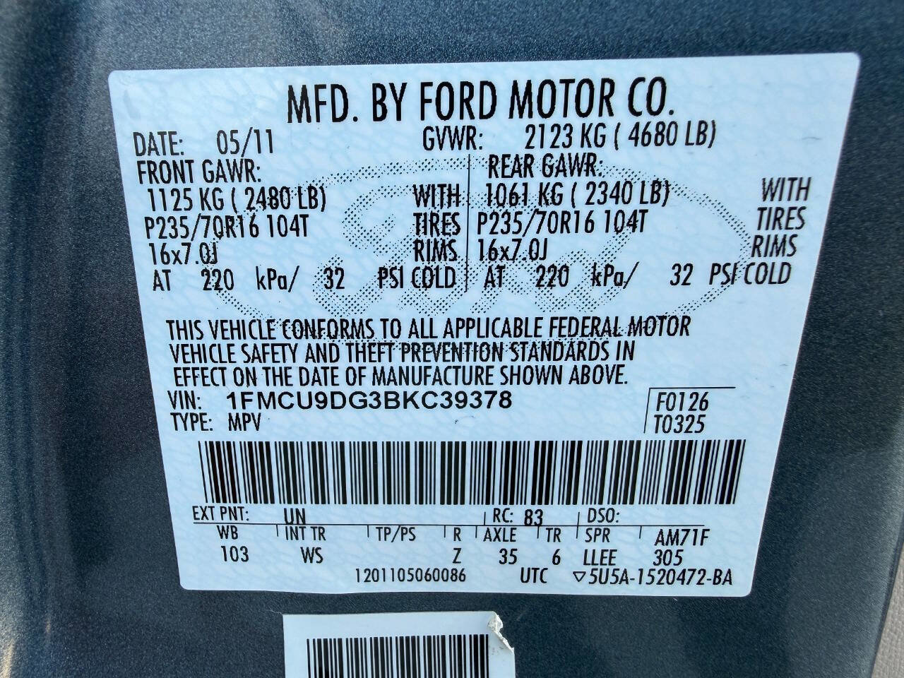 Used 2011 Ford Escape XLT image 41