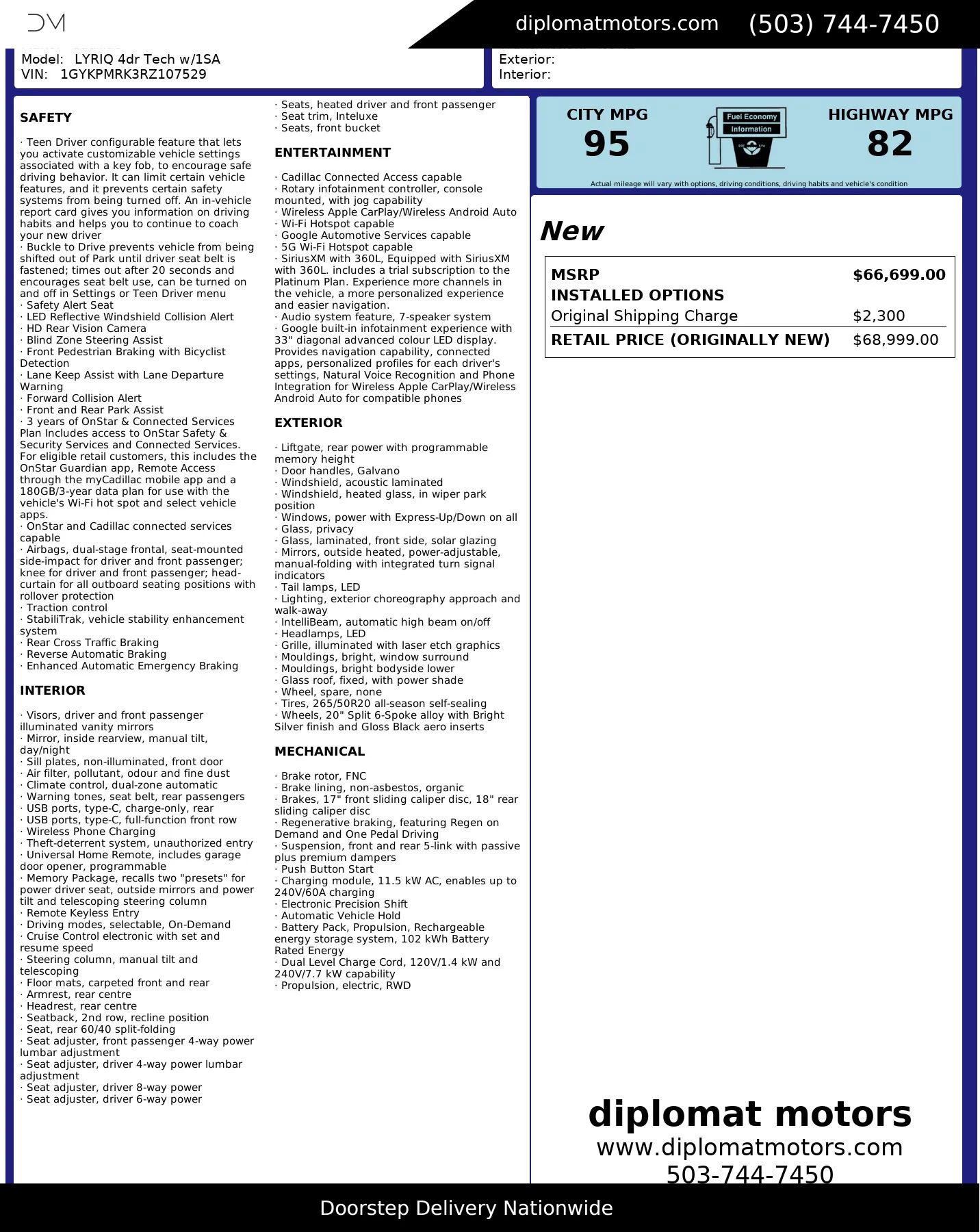 Used 2024 Cadillac Lyriq Tech image 2