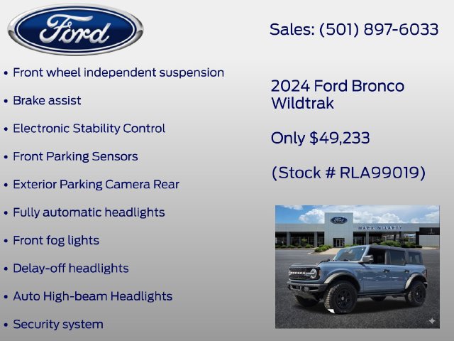 Certified 2024 Ford Bronco Wildtrak AWD/4WD image 32