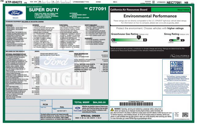 Used 2022 Ford F250 Lariat w/ Tremor Off-Road Package AWD/4WD image 2
