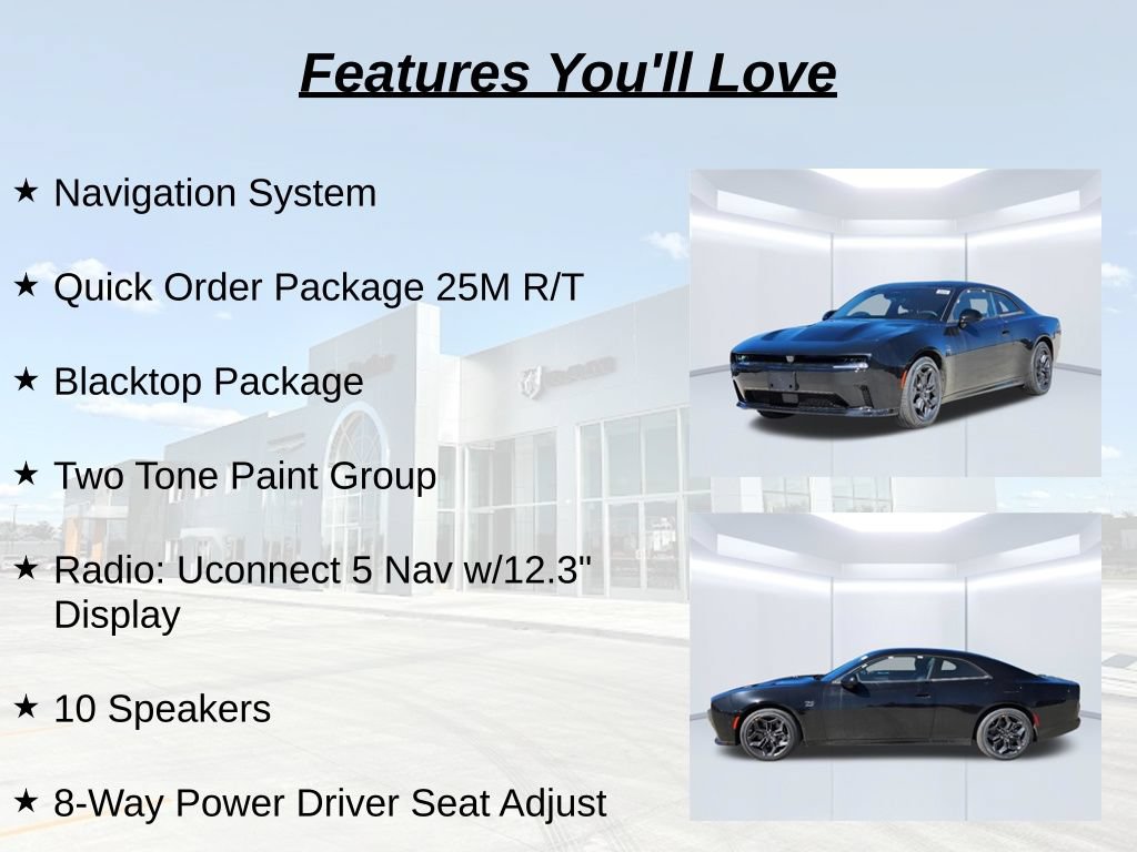 New 2025 Dodge Charger Daytona R/T w/ Quick Order Package 25M R/T AWD/4WD image 10