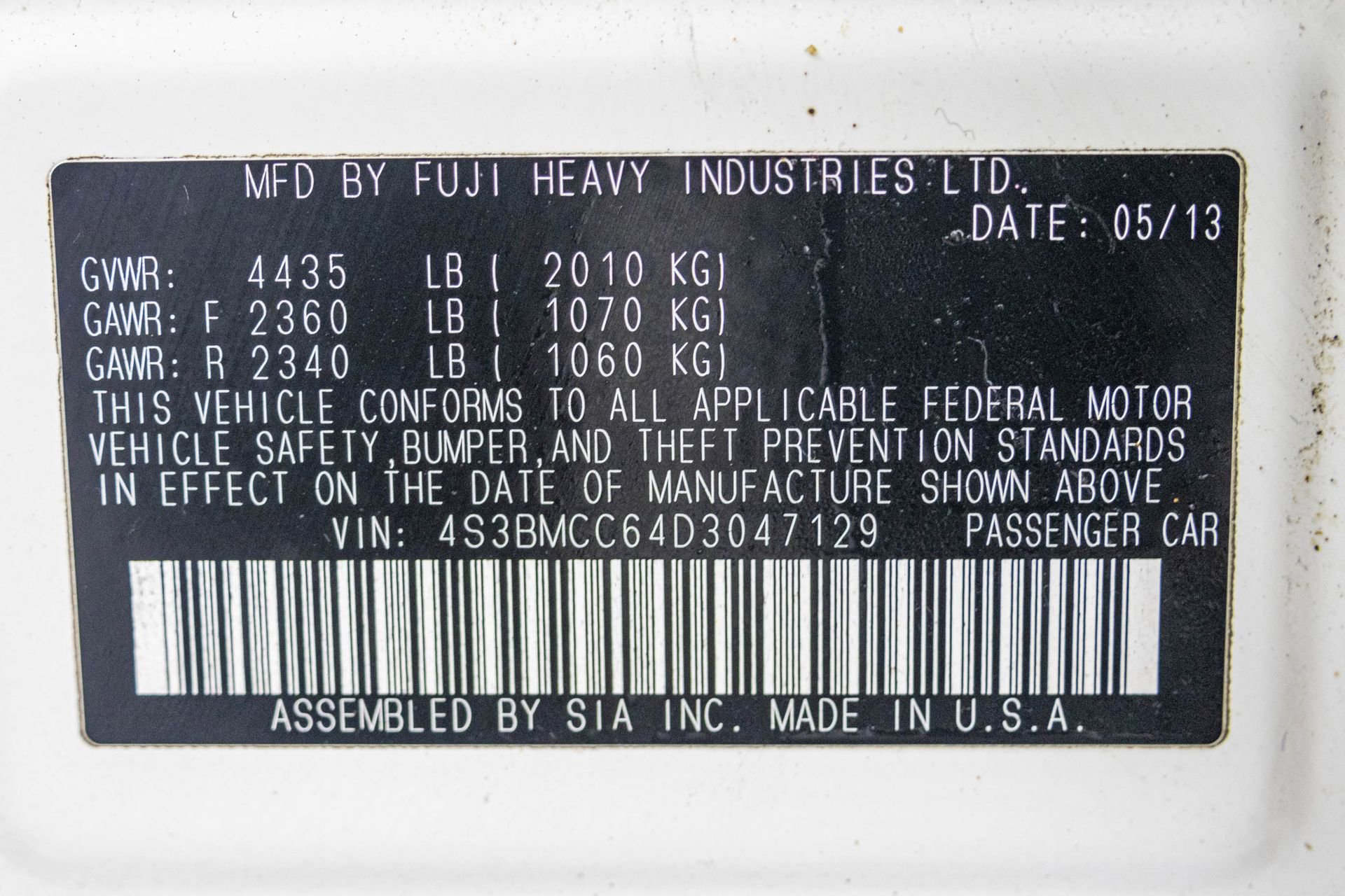 Used 2013 Subaru Legacy 2.5i Premium image 51