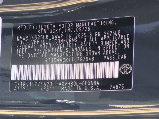 Certified 2026 Toyota Camry LE FWD image 34