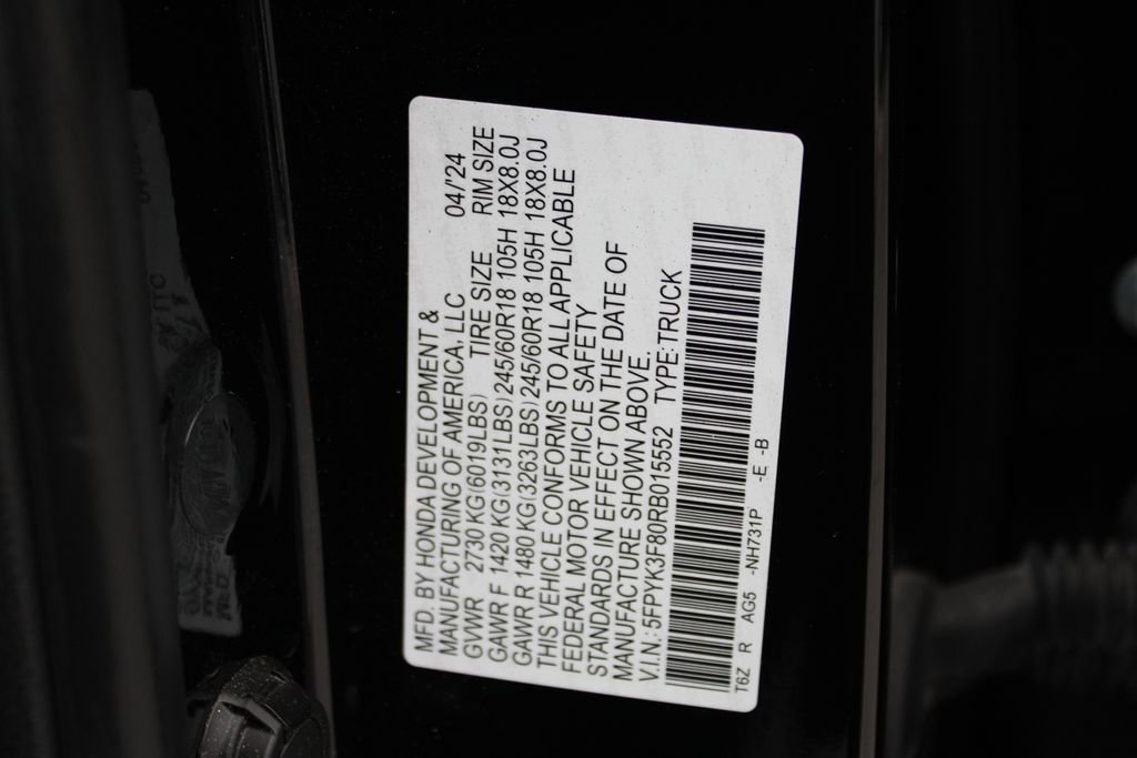 Used 2024 Honda Ridgeline Black Edition image 37