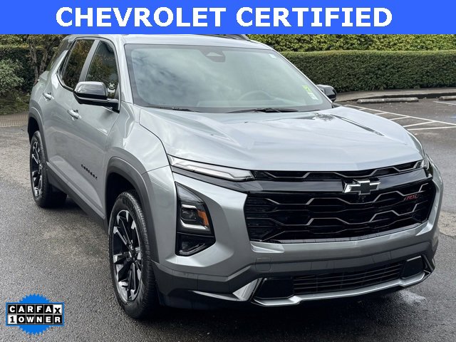 Certified 2025 Chevrolet Equinox RS w/ Safety and Technology Package