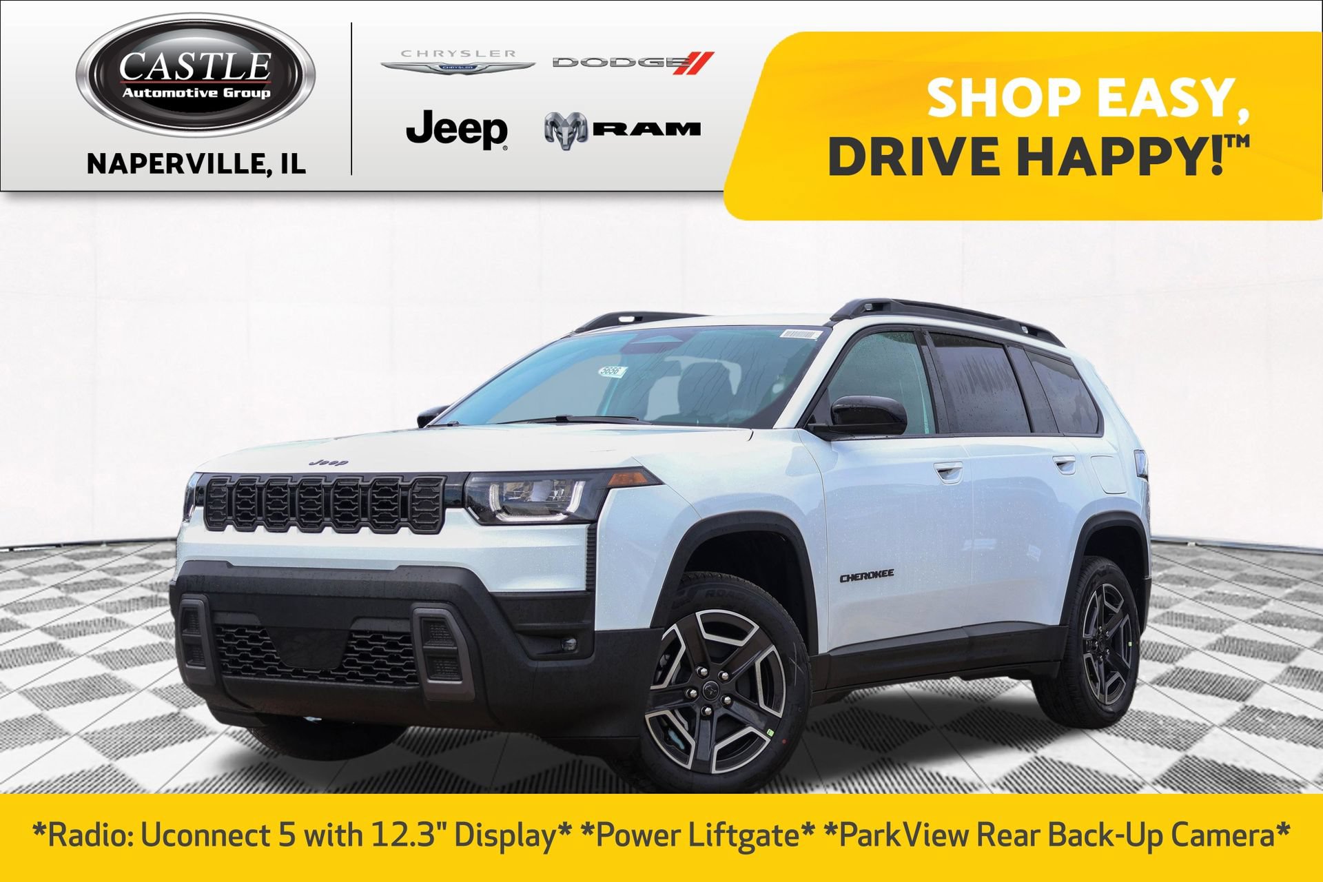 New 2026 Jeep Cherokee Laredo AWD/4WD image 1