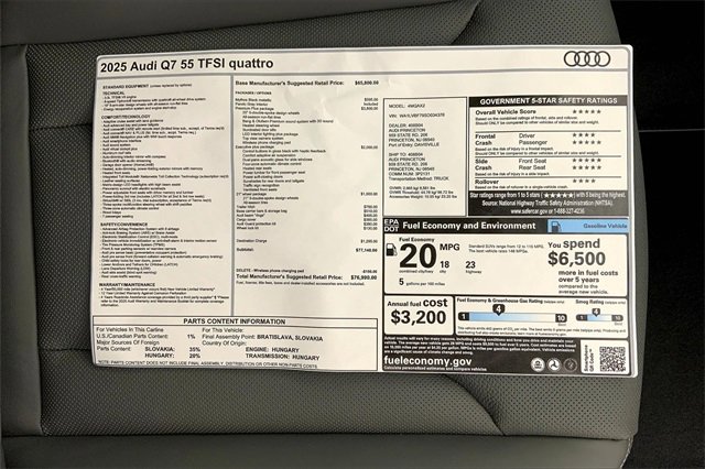 New 2025 Audi Q7 3.0T Premium Plus image 15
