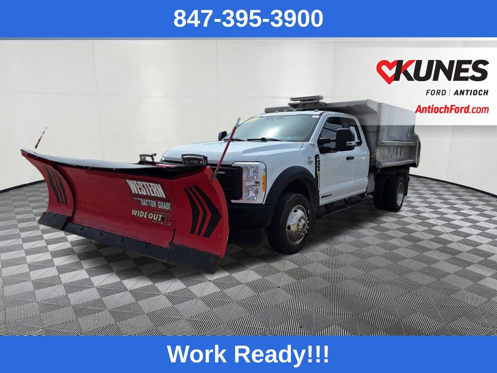 Used 2023 Ford F450 XL w/ Snow Plow Prep Package AWD/4WD image 3