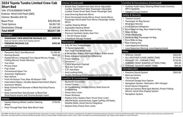 Used 2024 Toyota Tundra Limited image 17