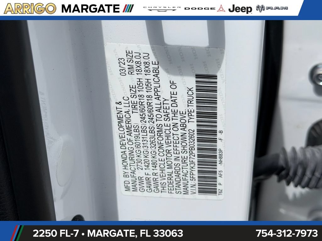 Used 2023 Honda Ridgeline RTL-E image 21