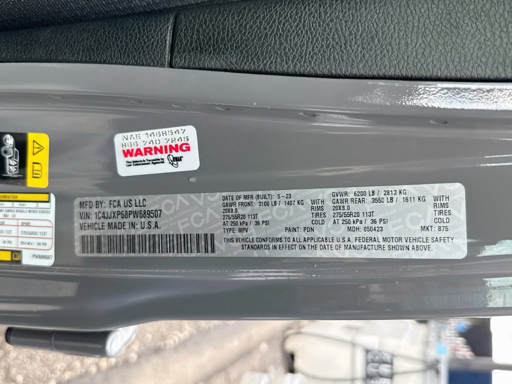 Certified 2023 Jeep Wrangler Unlimited Sahara w/ Cold Weather Group AWD/4WD image 36