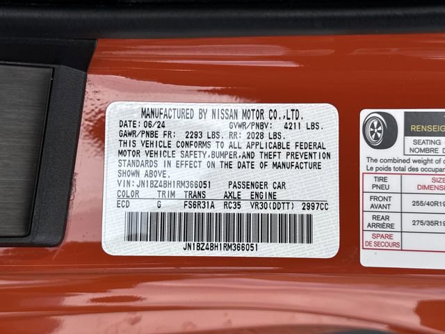 Used 2024 Nissan Z Performance w/ Heritage Edition image 25