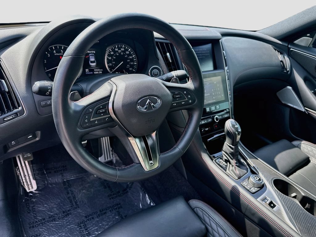 Used 2024 INFINITI Q50 Red Sport 400 w/ Black Opal Edition RWD image 4