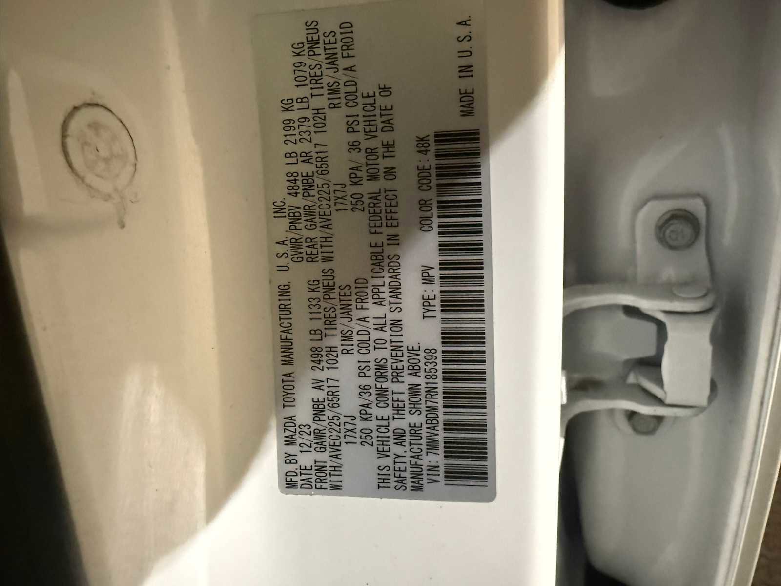 Certified 2024 MAZDA CX-50 AWD 2.5 S w/ Cargo Package image 39