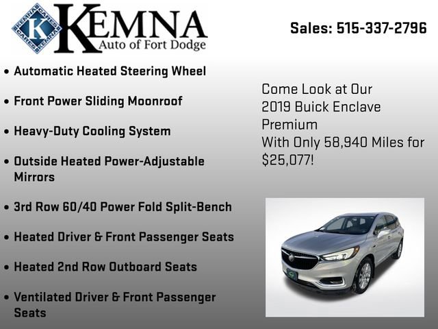 Used 2019 Buick Enclave Premium w/ Experience Buick Package image 25