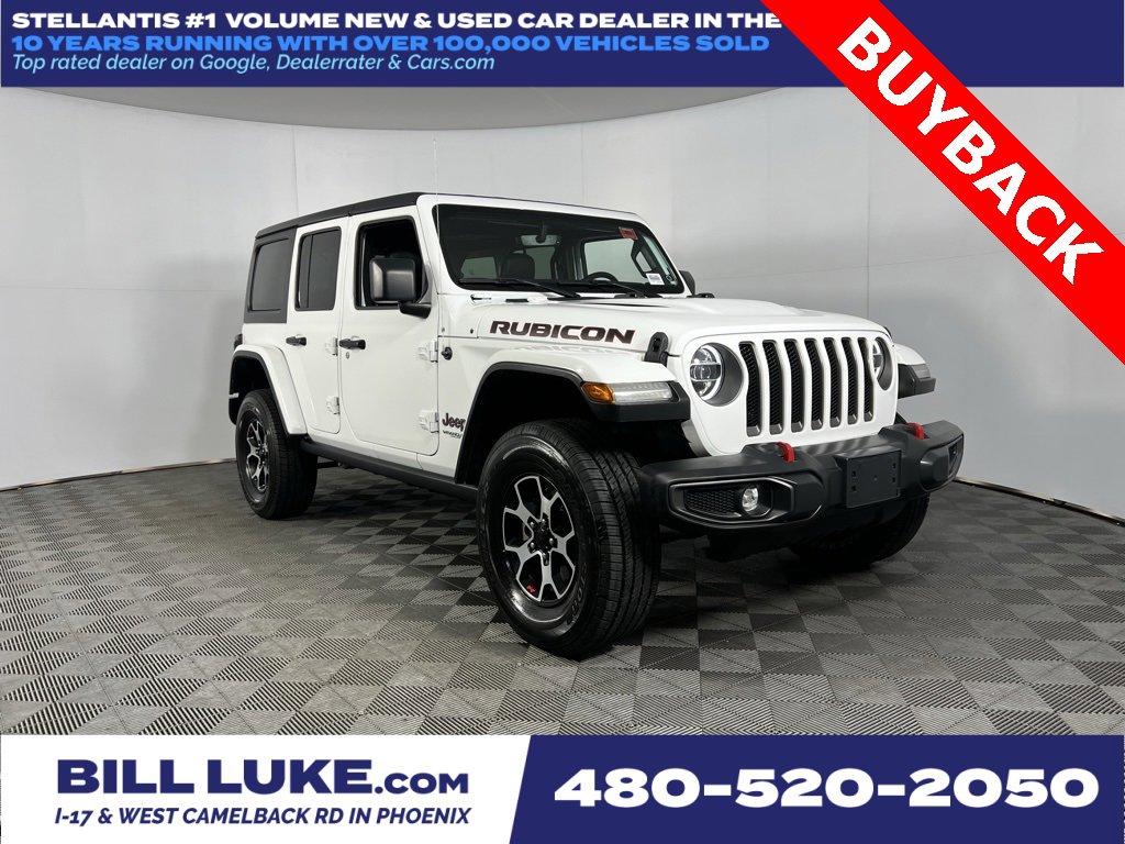 Used 2022 Jeep Wrangler Unlimited Rubicon w/ LED Lighting Group