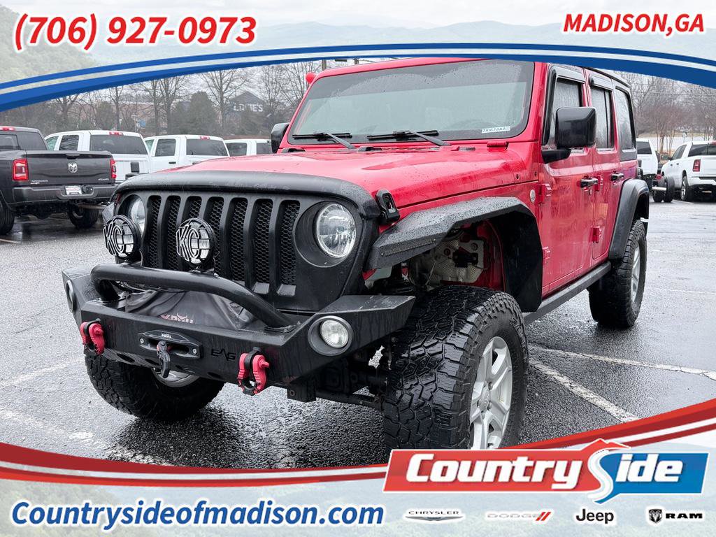 Used 2019 Jeep Wrangler Unlimited Sport S AWD/4WD image 1