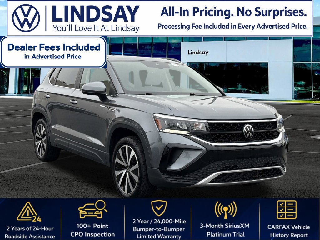 Certified 2023 Volkswagen Taos SE w/ Panoramic Sunroof Package