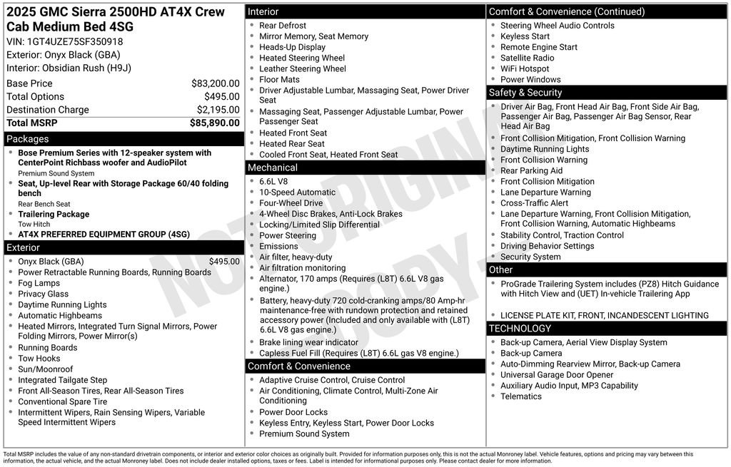 Used 2025 GMC Sierra 2500 AT4X image 5