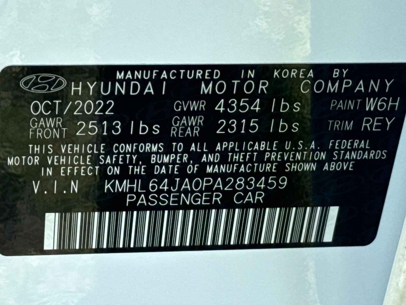 Certified 2023 Hyundai Sonata SEL FWD image 31
