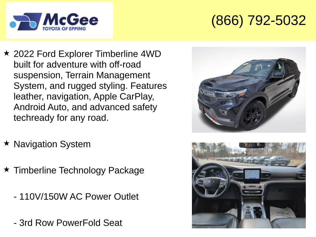 Used 2022 Ford Explorer Timberline w/ Timberline Technology Package AWD/4WD image 12