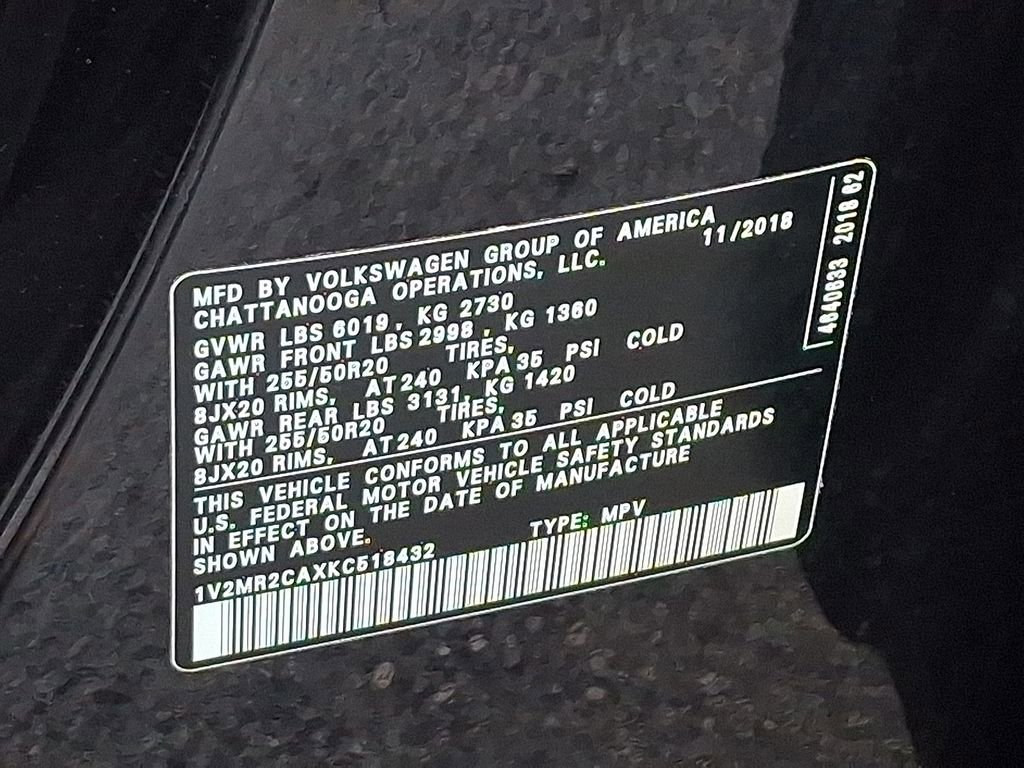 Used 2019 Volkswagen Atlas SEL image 27