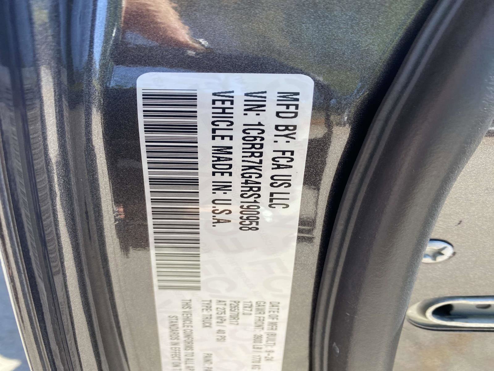 Certified 2024 RAM 1500 Tradesman w/ Electronics Group image 24