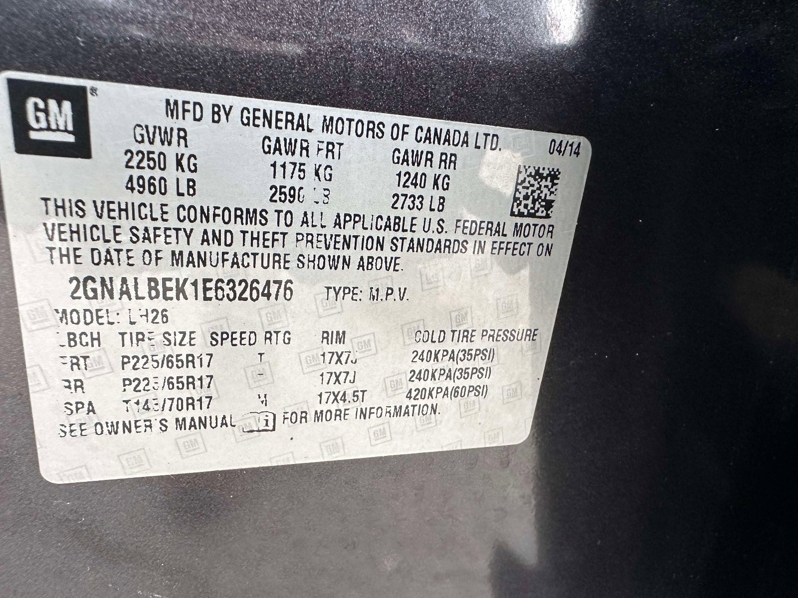 Used 2014 Chevrolet Equinox LT w/ Driver Convenience Package image 35