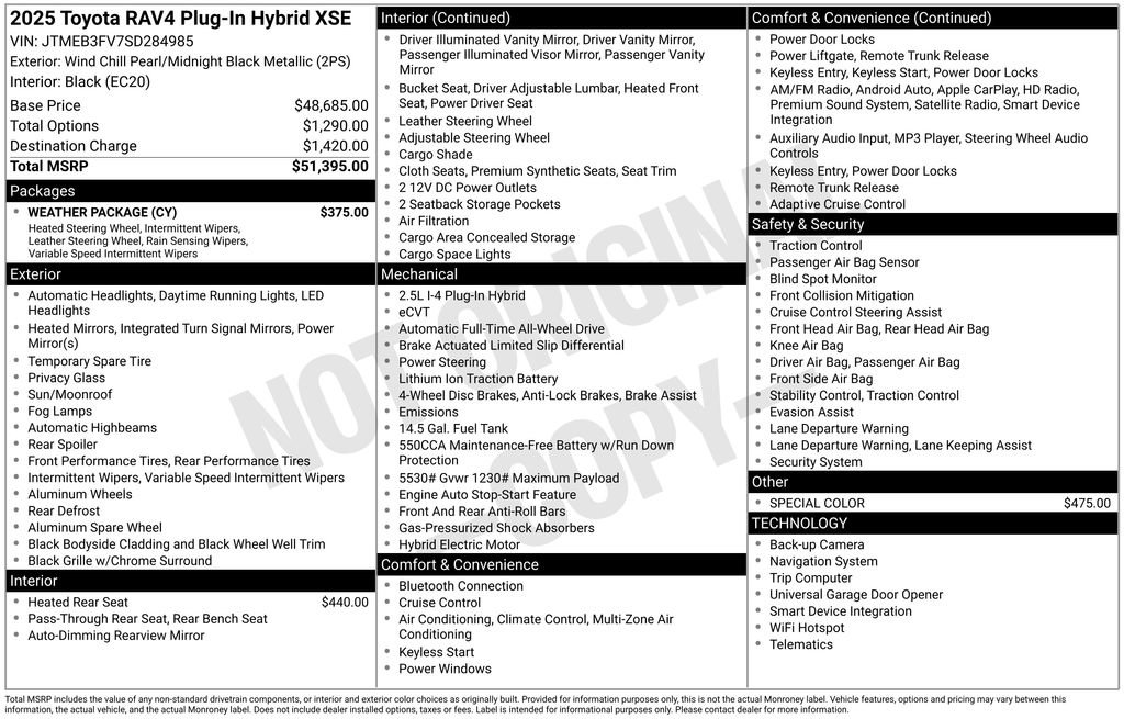 Used 2025 Toyota RAV4 XSE w/ Weather Package AWD/4WD image 31