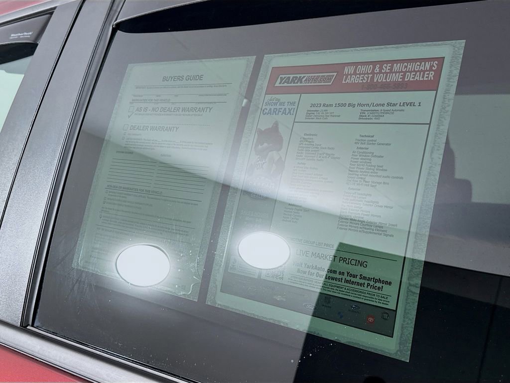 Certified 2023 RAM 1500 Big Horn image 14