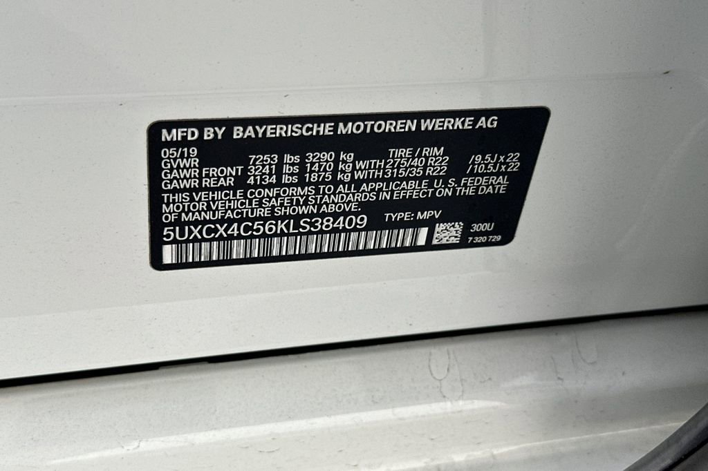Used 2019 BMW X7 xDrive50i w/ M Sport Package AWD/4WD image 37