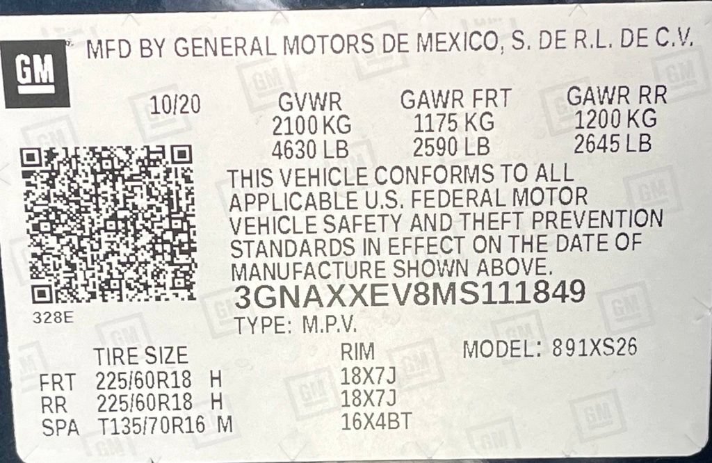 Used 2021 Chevrolet Equinox Premier AWD/4WD image 43