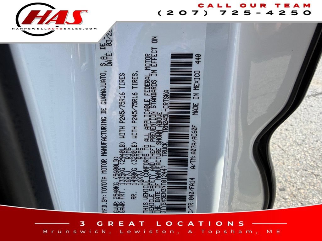 Used 2022 Toyota Tacoma SR AWD/4WD image 18