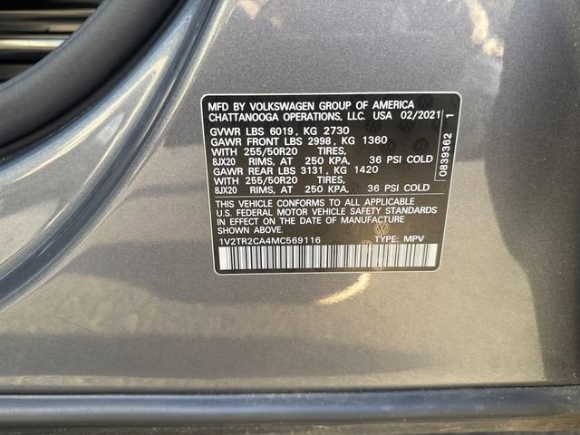 Used 2021 Volkswagen Atlas SEL Premium image 19
