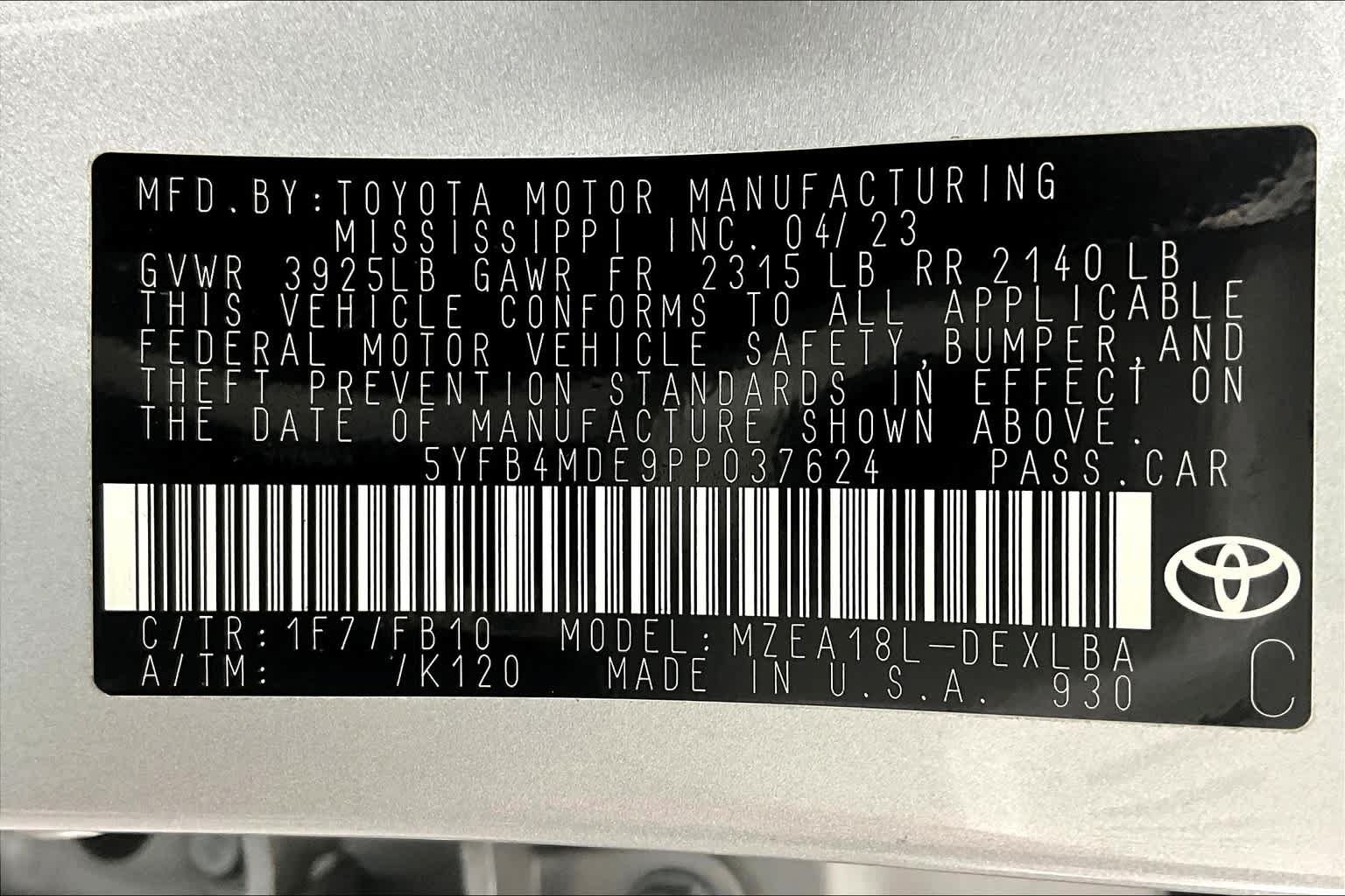 Certified 2023 Toyota Corolla LE FWD image 35