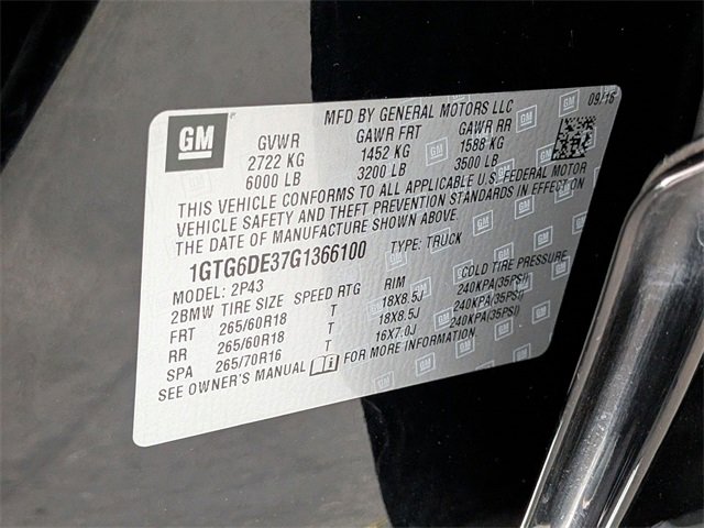 Used 2016 GMC Canyon SLT w/ Driver Alert Package image 22