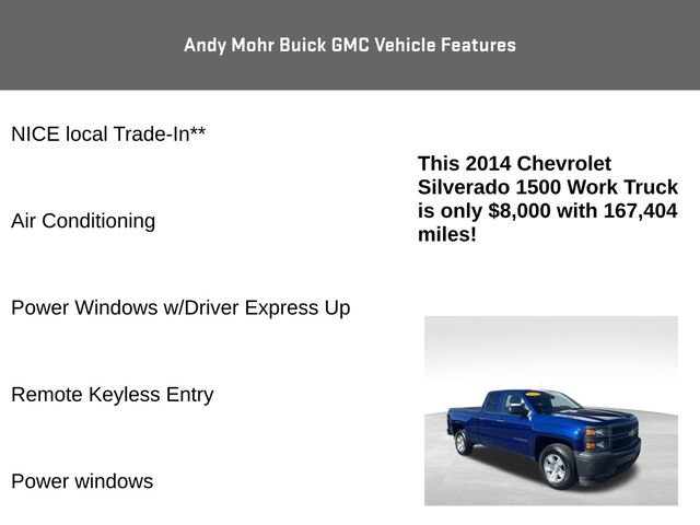 Used 2014 Chevrolet Silverado 1500 W/T w/ Trailering Package RWD image 4