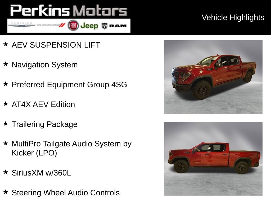 Used 2024 GMC Sierra 1500 AT4X w/ AT4X AEV Edition image 2