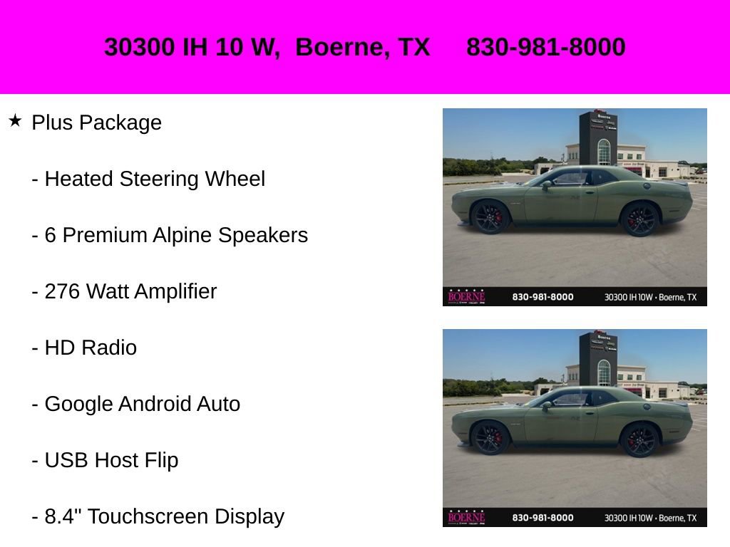 Used 2022 Dodge Challenger R/T w/ Plus Package RWD image 17