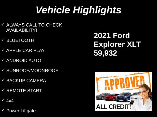 Used 2021 Ford Explorer XLT w/ Equipment Group 202A AWD/4WD image 9