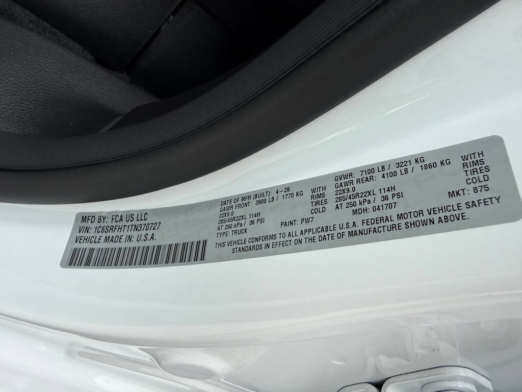 New 2026 RAM 1500 Limited w/ Night Edition AWD/4WD image 26